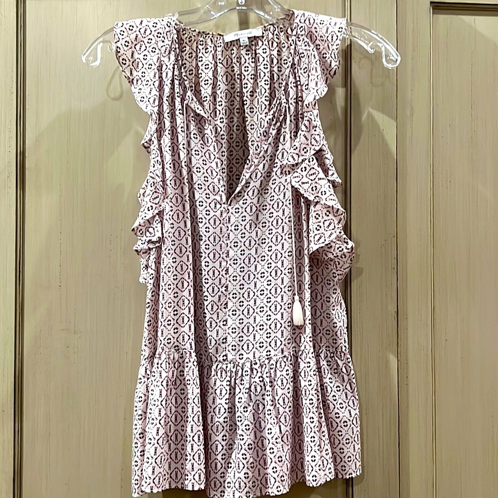 Madewell silk blouse 🌸